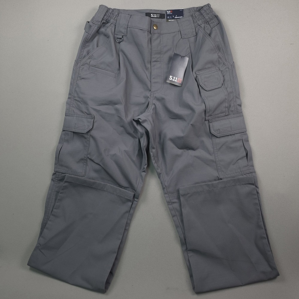 5.11 Tactical Taclite Pro Cargo Pants Mens 32x34 Storm Gray Ripstop Work EMS NWT